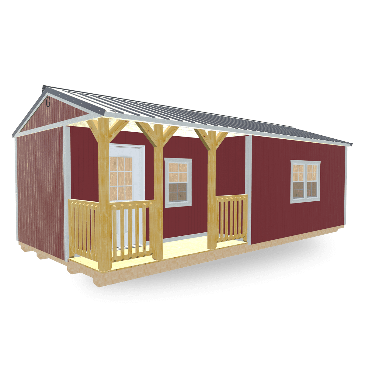 Corner Porch Cabin