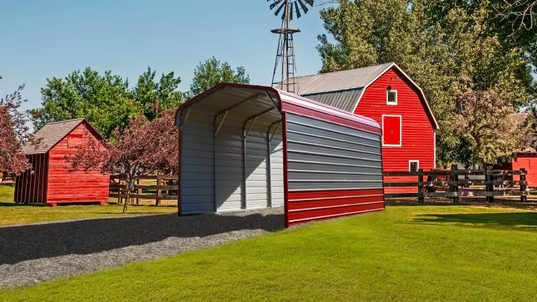 12x20x9 Regular Roof Metal Carport
