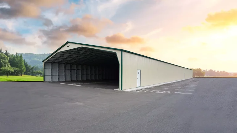40x200x12 Metal Commercial Building - Vertical Roof