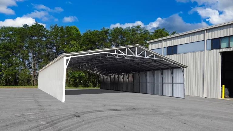 40x70x9 Metal Commercial Building - Vertical Roof